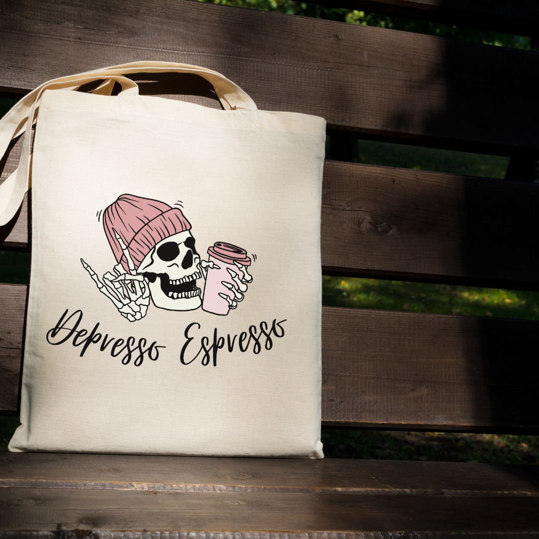 Depresso Espresso Eco Tote Bag