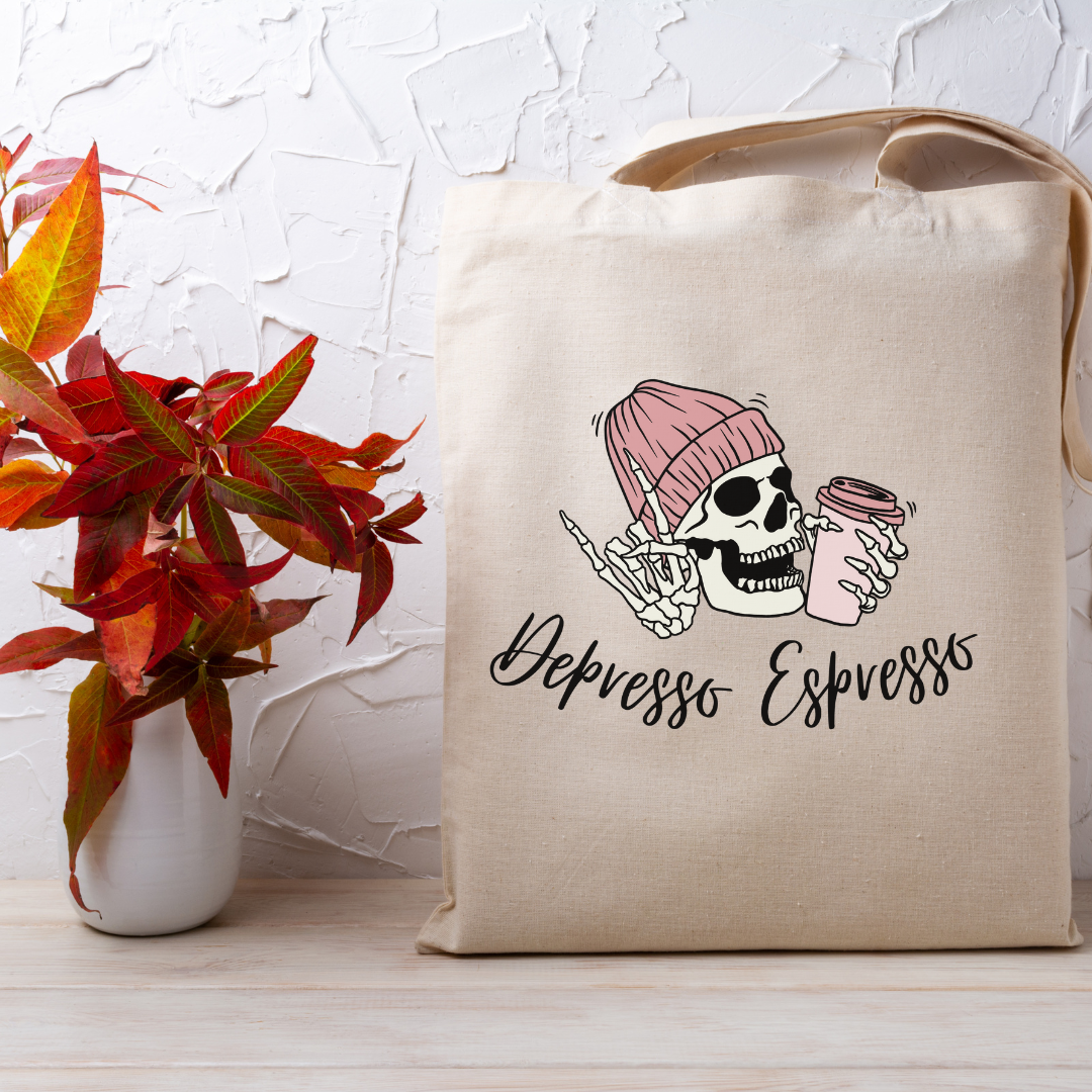 Depresso Espresso Eco Tote Bag