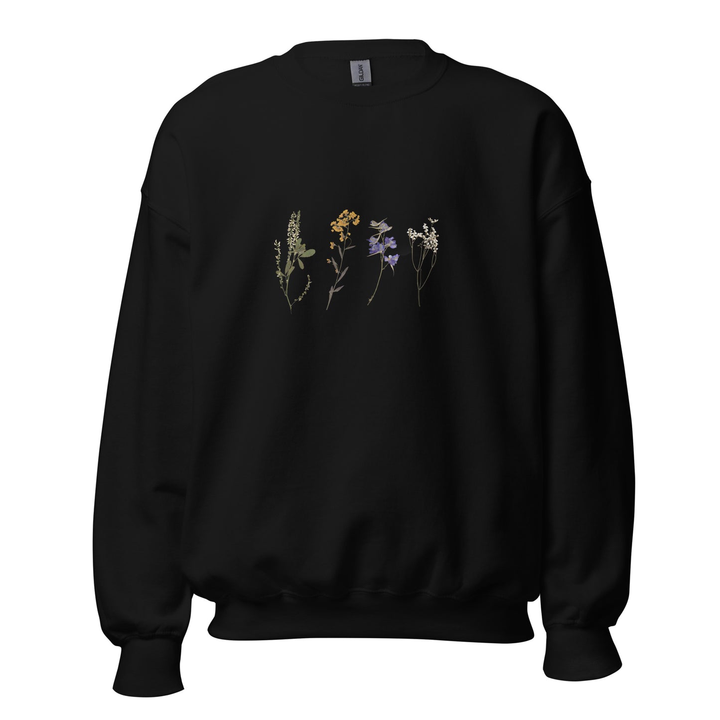 Wildflowers Pressed Flowers Sweatshirt