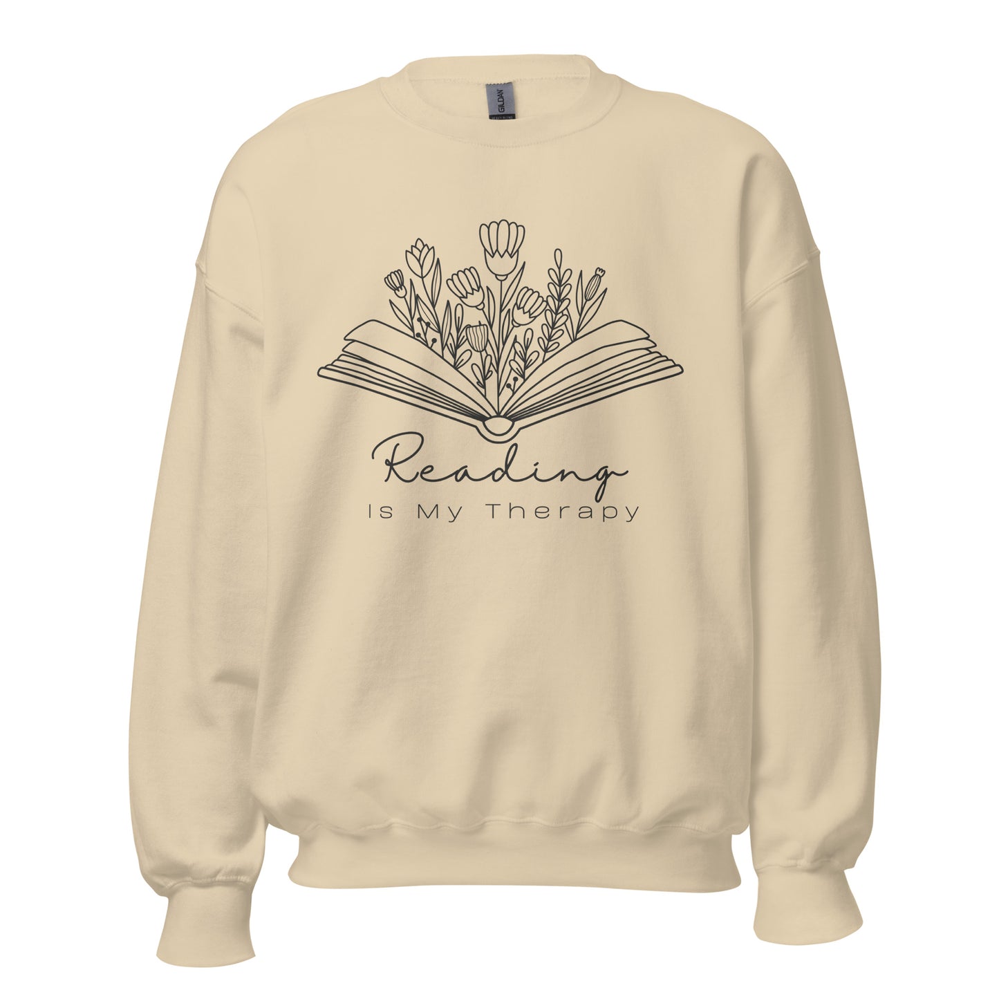 Reading Is My Therapy Unisex Sweatshirt