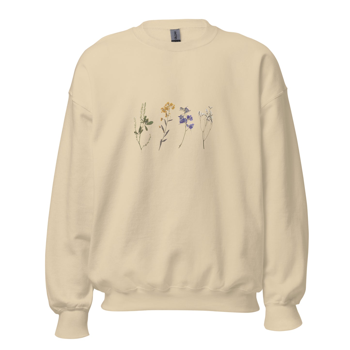 Wildflowers Pressed Flowers Sweatshirt