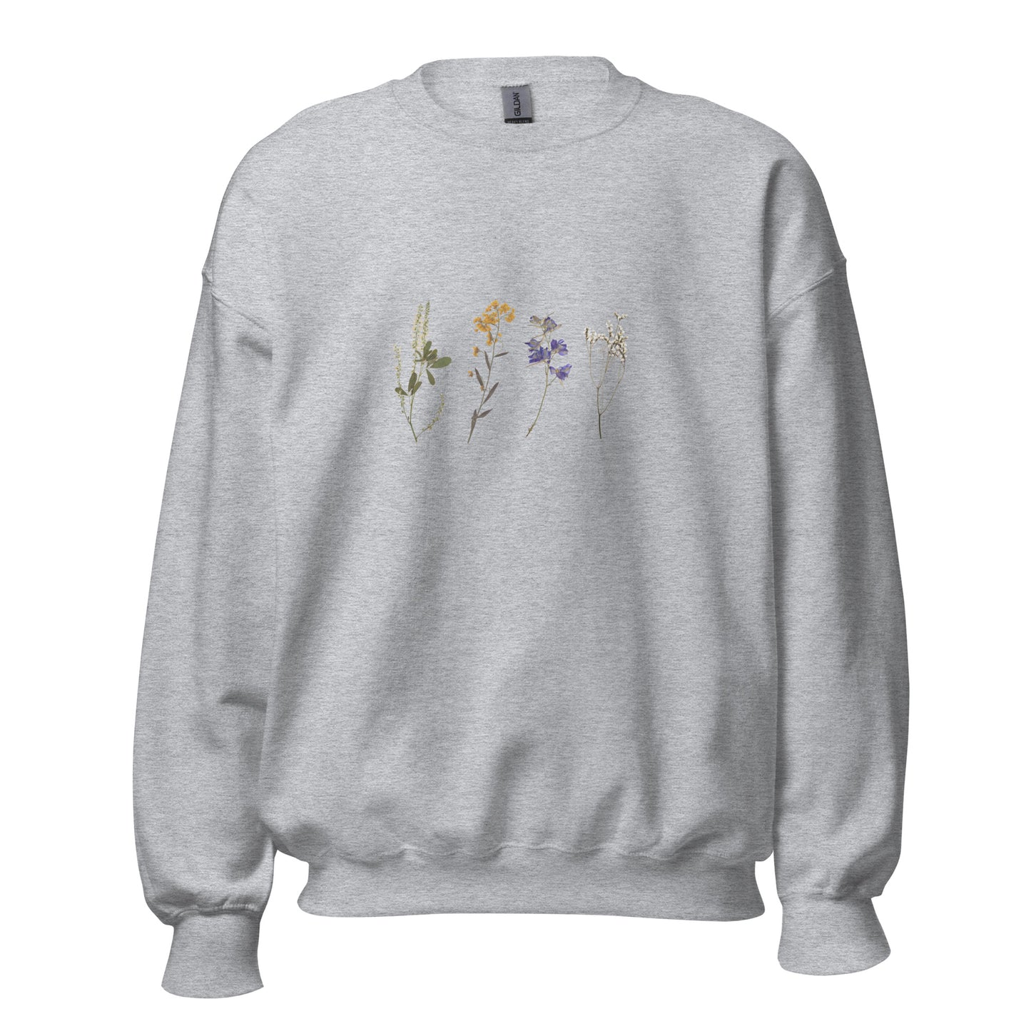 Wildflowers Pressed Flowers Sweatshirt