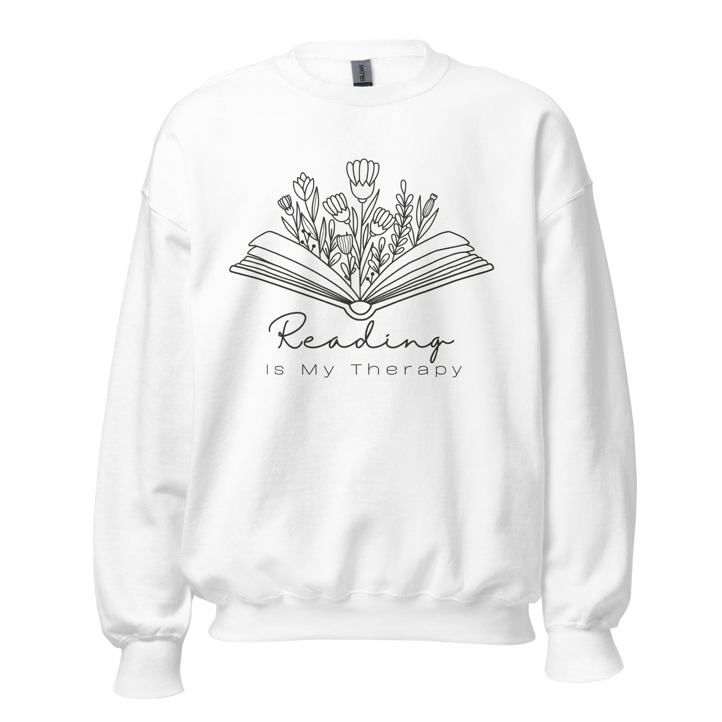 Reading Is My Therapy Unisex Sweatshirt