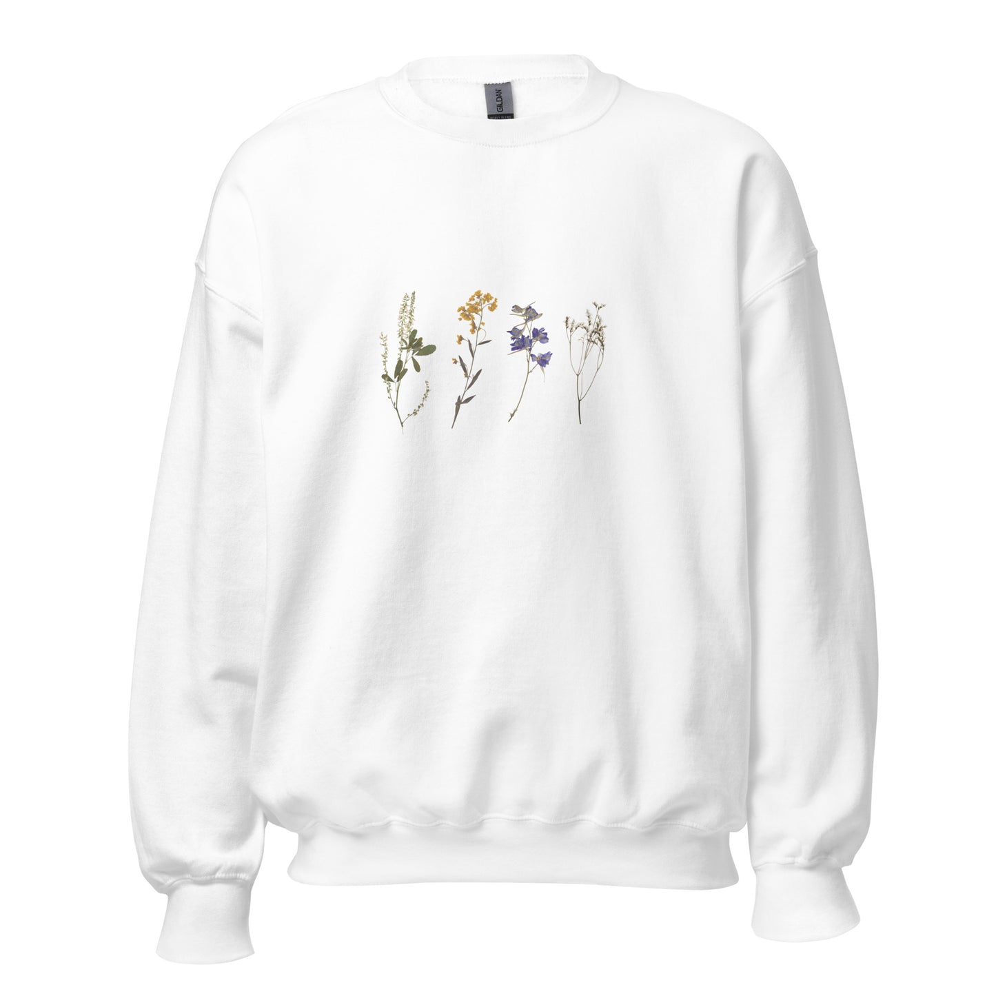 Wildflowers Pressed Flowers Sweatshirt